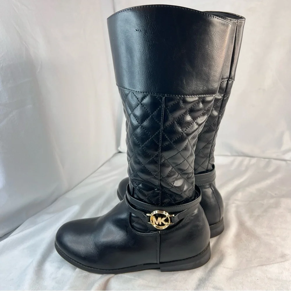 Michael Kors Makena Black Boots Size 5 - Picture 5 of 11